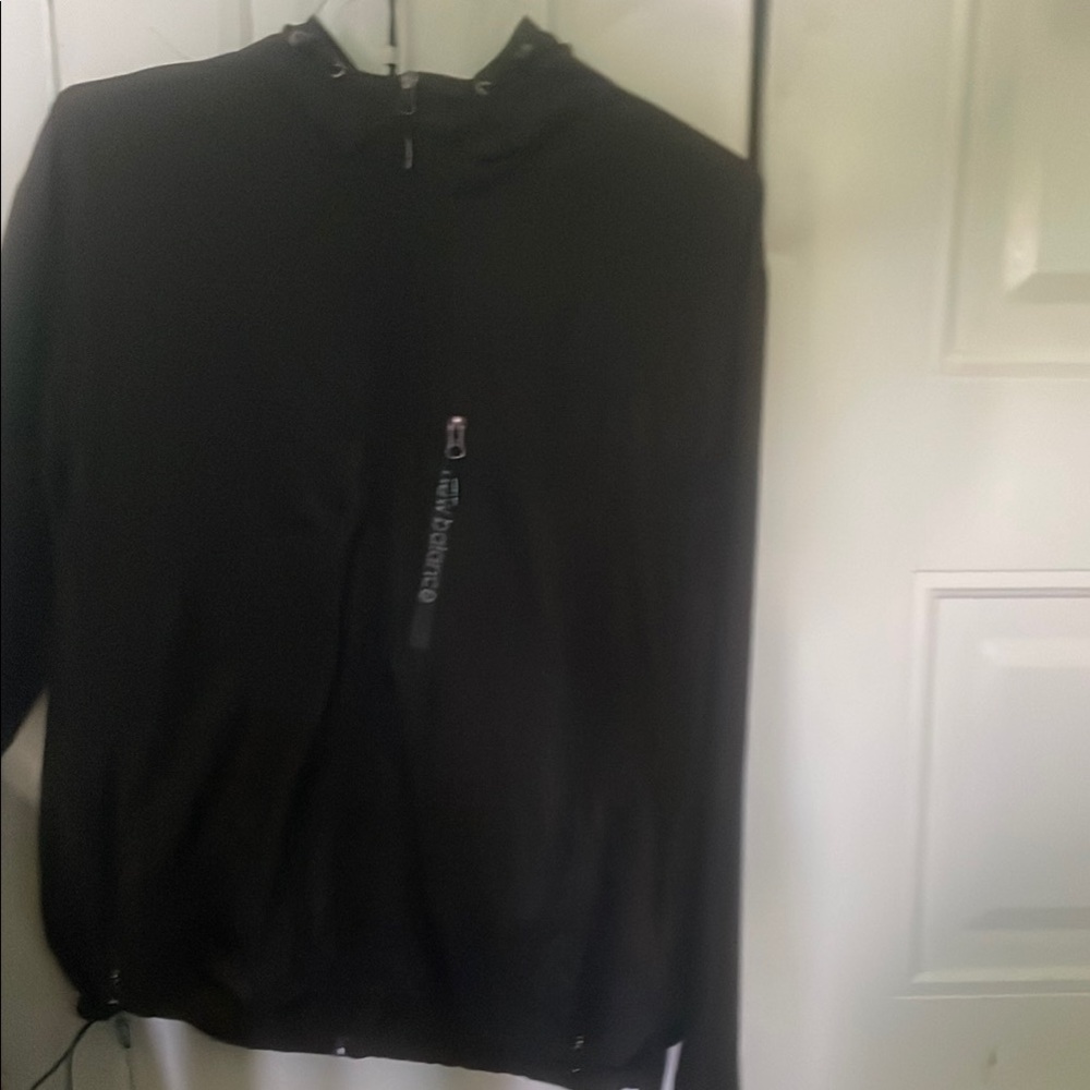 New Balance Men's Black Zip-Up Sweater